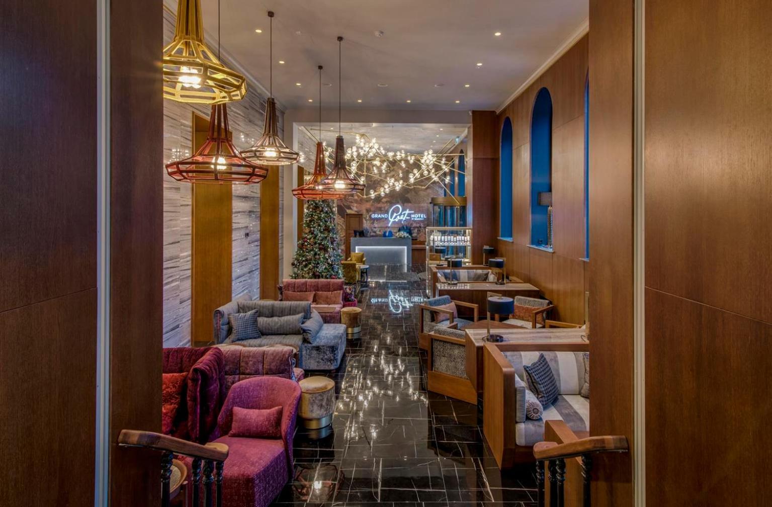 Grand Poet Hotel And Spa By Semarah Riga Exterior foto The Lounge at the hotel